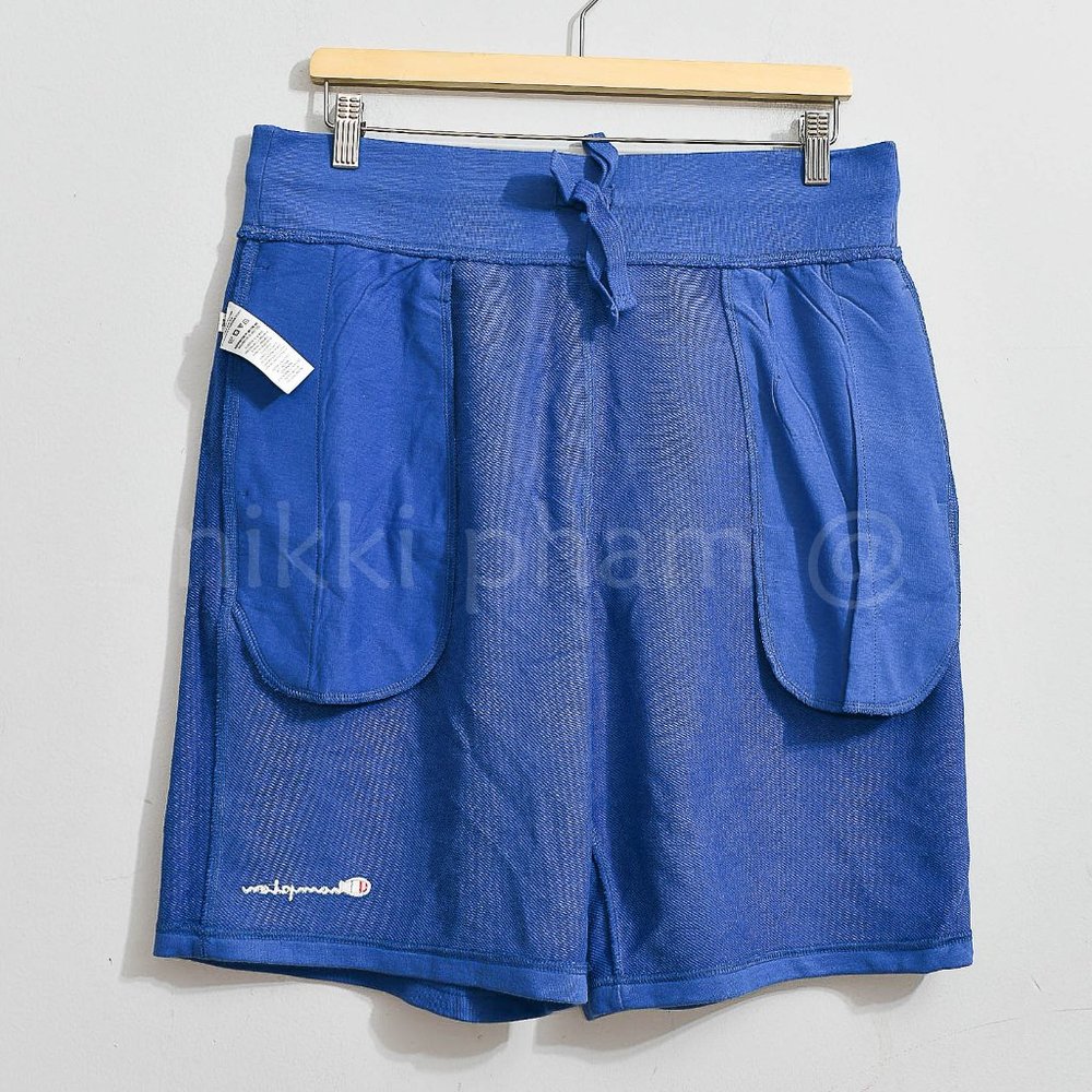 NWT Champion Men’s French Terry Short in Blue - Picture 3 of 3